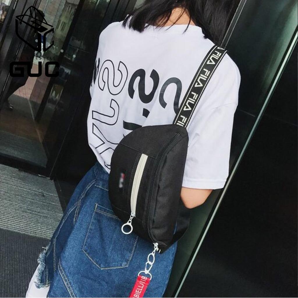 GUC SELECTEDกระเป๋าคาดอกและเอวFLสีสันน่ารัก (B717)