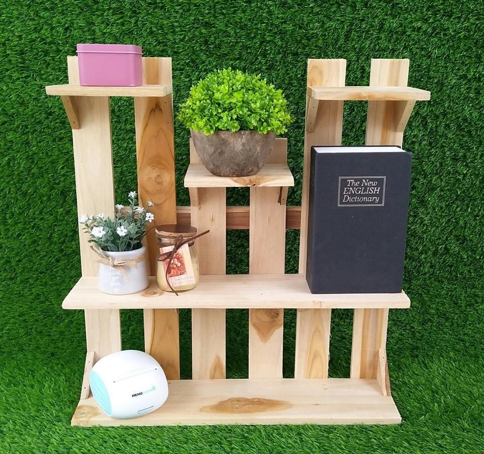 ชั้นวางของ ชั้นวางสินค้า ชั้นวางต้นไม้ ระแนงไม้สักแท้ (กว้าง 45 cm สูง 45 cm) ชั้นวางของ ชั้นวางสินค้า ชั้นวางต้นไม้ ระแนงไม้สักแท้ (กว้าง 45 cm สูง 45 cm)