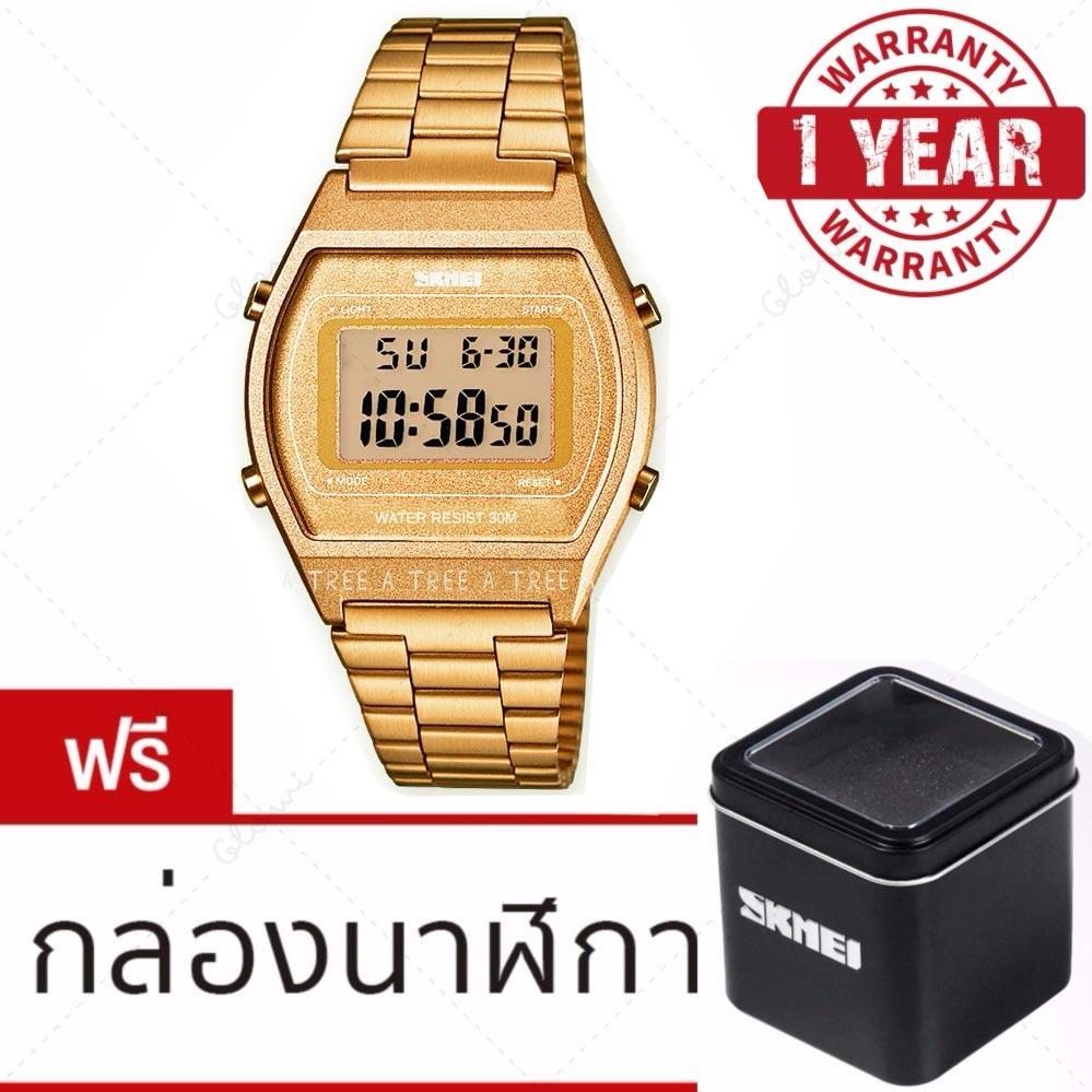 รับประกัน 1 ปี ของแท้แน่นอน SKMEI นาฬิกาข้อมือผู้หญิง สไตล์ Casual Bussiness Watch จับเวลา ตั้งปลุกได้ ไฟ LED ส่องสว่าง สายแสตนเลสสีพิ้งโกลด์ รุ่น SK-1328 รับประกัน 1 ปี ของแท้แน่นอน SKMEI นาฬิกาข้อมือผู้หญิง สไตล์ Casual Bussiness Watch จับเวลา ตั้งปลุกได้ ไฟ LED ส่องสว่าง สายแสตนเลสสีพิ้งโกลด์ รุ่น SK-1328
