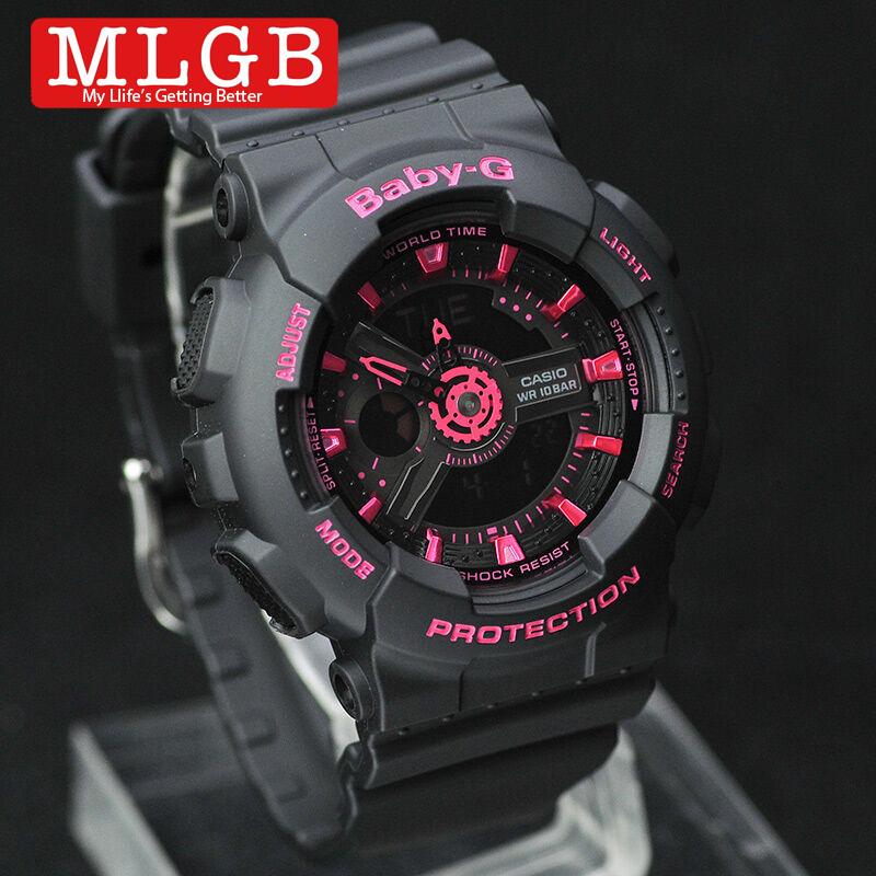 Casio BA-111-3A/BA-111-1A/BA-112-1A BABY-G นาฬิกาแฟชั่นสําหรับ ผู้หญิง / ผู้ชาย