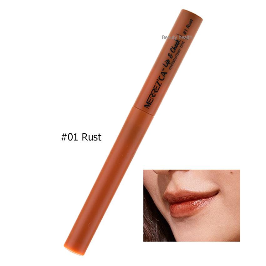Merrezca Lip Cheek Moisturizer Tint ลิปทินส์ ใช้ทาปากและแก้มในแท่งเดียว (2 g. x 1 แท่ง) Merrezca Lip Cheek Moisturizer Tint ลิปทินส์ ใช้ทาปากและแก้มในแท่งเดียว (2 g. x 1 แท่ง)