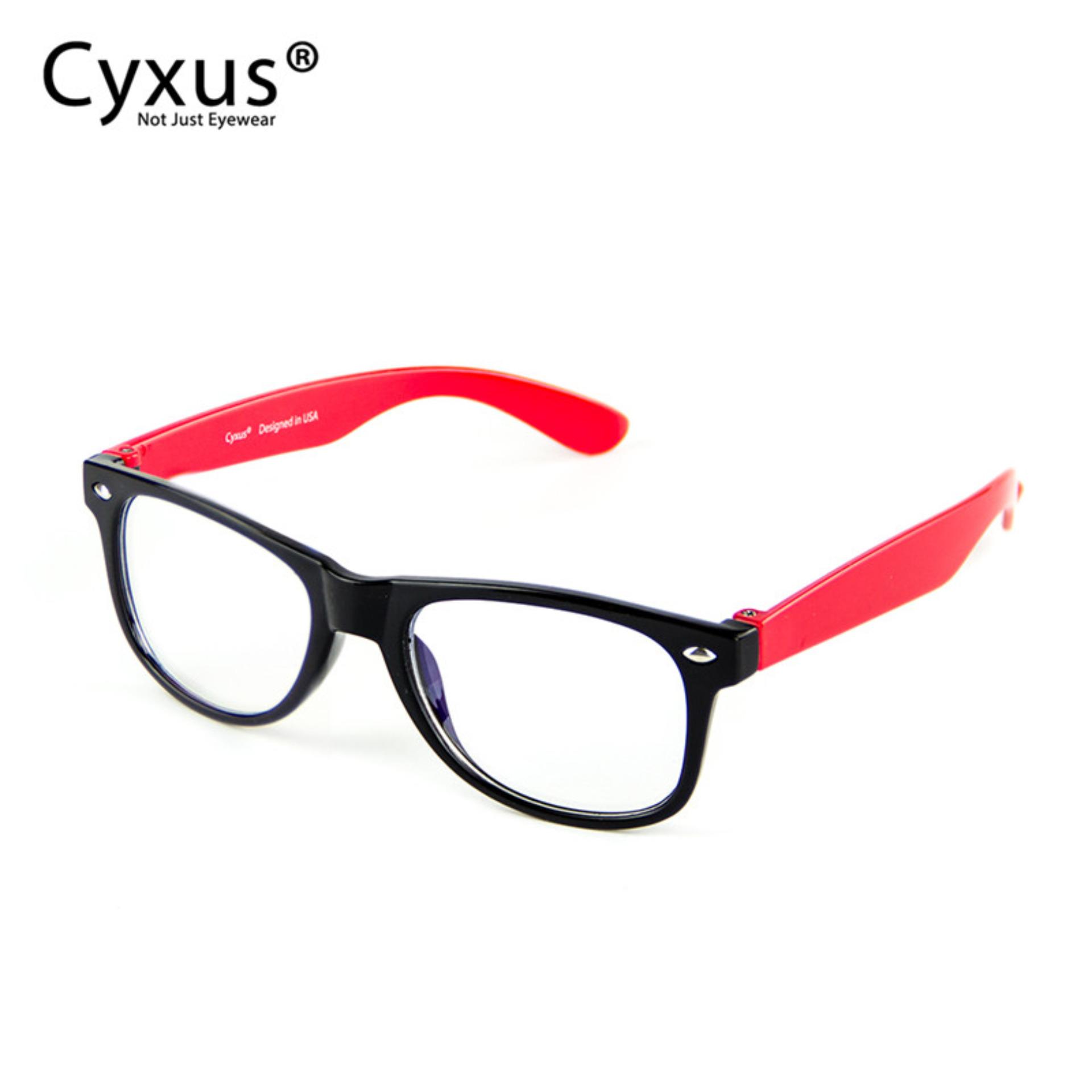 Cyxus ย้อนยุคโลหะรอบแว่นตาคอมพิวเตอร์ป้องกันแสงสีน้ำเงินรังสียูวีเงิน/ดำกรอบแว่นตาแฟชั่น (หญิง/ชาย) - นานาชาติ Cyxus ย้อนยุคโลหะรอบแว่นตาคอมพิวเตอร์ป้องกันแสงสีน้ำเงินรังสียูวีเงิน/ดำกรอบแว่นตาแฟชั่น (หญิง/ชาย) - นานาชาติ
