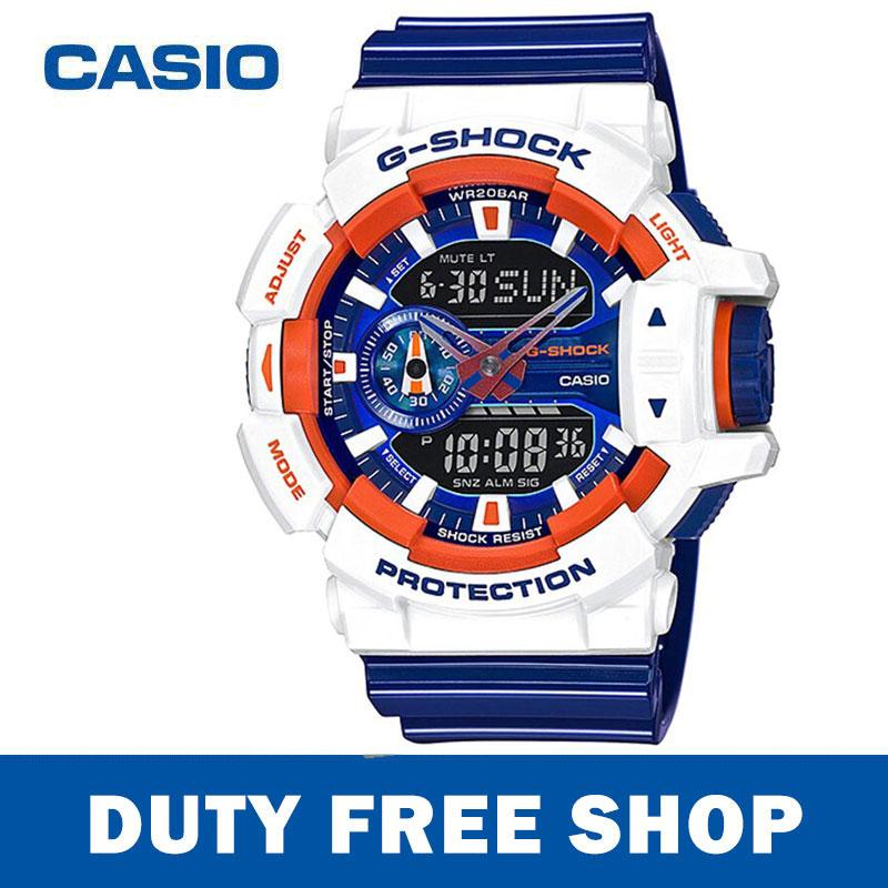 Casio G-Shock นาฬิกาข้อมือผู้ชาย สีแดง สายเรซิ่น รุ่น GA-400GB-1A9/GA-400HR-1A/GA-400CS-7A