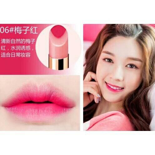 Novo Double Color Hydra lip ลิปสติกแท่งทอง ฝาครอบลิปแบบแม่เหล็ก 3.8g #06