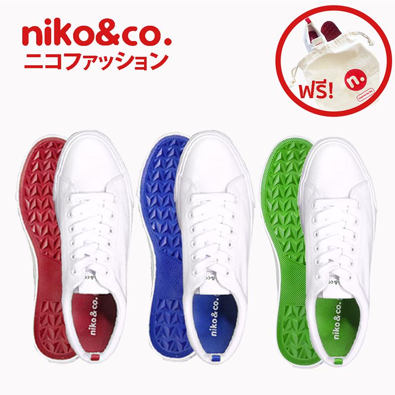 niko&co. red tab canvas sneakers
