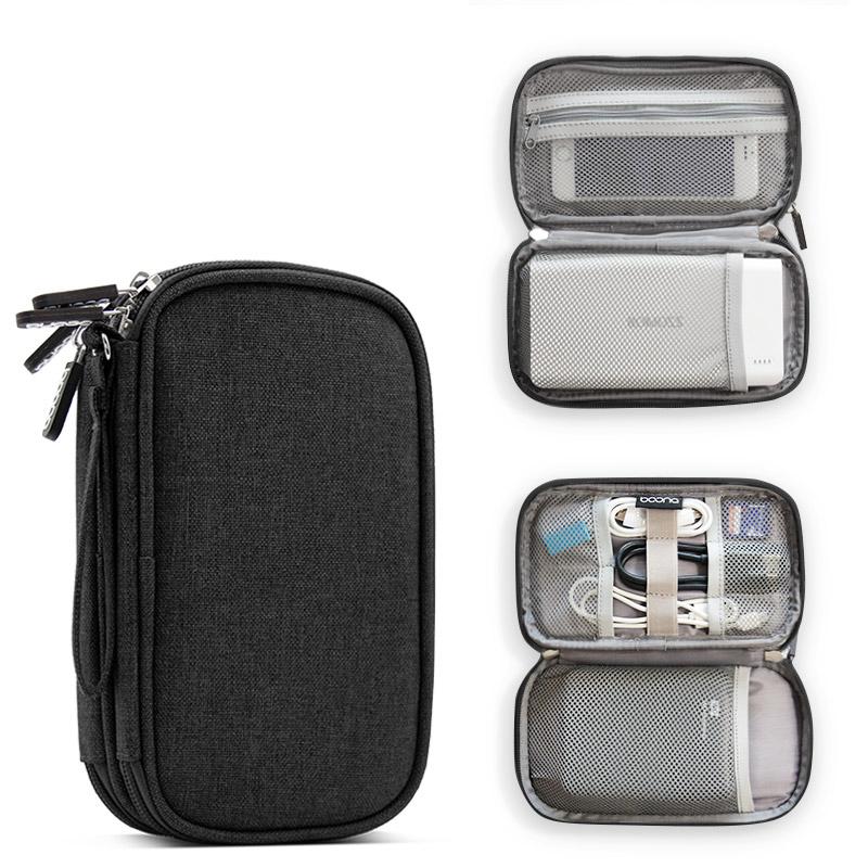 OSMIN กระเป๋าจัดระเบียบสายชาร์จ สายเคเบิล สายหูฟัง แบตเตอรี่สำรอง Travel Cables and Devices Organizer รุ่น BN-E001