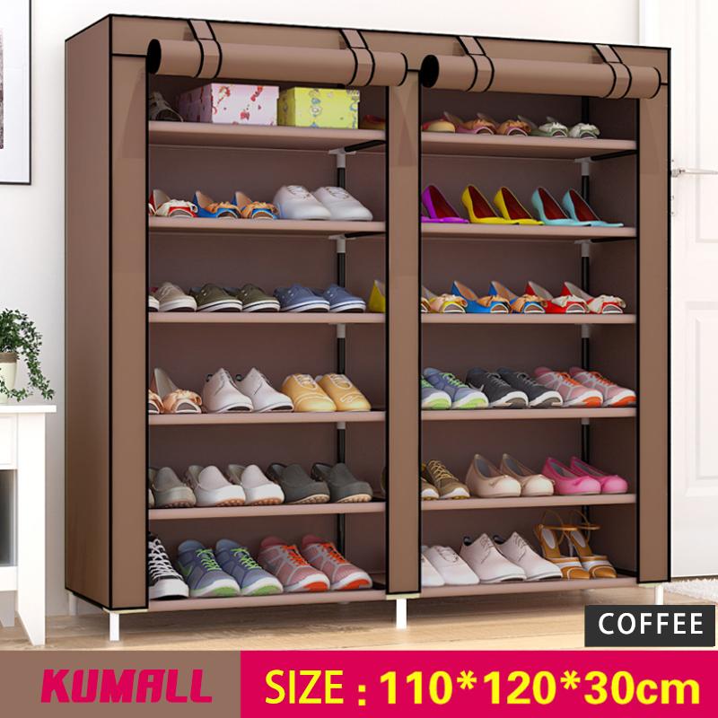 KUMALL ชั้นวางรองเท้า ตู้เก็บรองเท้า ตู้ใส่รองเท้า 6 ชั้น Shoes Rack จำนวน 42 คู่ ส่งจากกรุงเทพ KUMALL ชั้นวางรองเท้า ตู้เก็บรองเท้า ตู้ใส่รองเท้า 6 ชั้น Shoes Rack จำนวน 42 คู่ ส่งจากกรุงเทพ