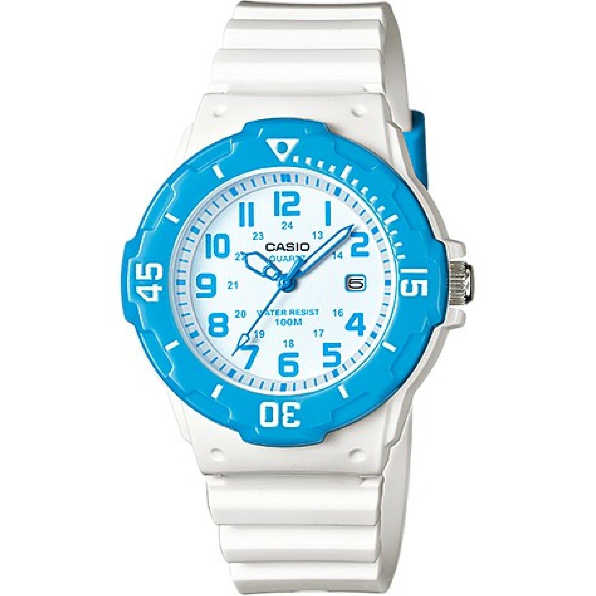 Casio นาฬิกาข้อมือผู้หญิง/เด็ก กันน้ำ 100m สายเรซิน รุ่น LRW-200H Casio นาฬิกาข้อมือผู้หญิง/เด็ก กันน้ำ 100m สายเรซิน รุ่น LRW-200H