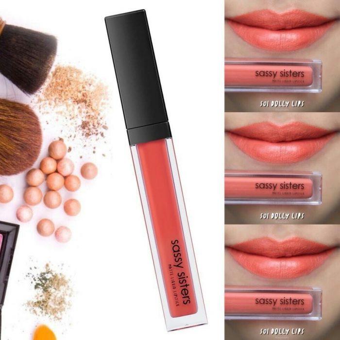 SASSY SISTERS MATTE LIQUID LIPSTICK ลิปสติกเนื้อแมท ติดทนนาน มีสารช่วยบำรุงริมฝีปาก (มีให้เลือก 15 แท่ง 15 สี) SASSY SISTERS MATTE LIQUID LIPSTICK ลิปสติกเนื้อแมท ติดทนนาน มีสารช่วยบำรุงริมฝีปาก (มีให้เลือก 15 แท่ง 15 สี)