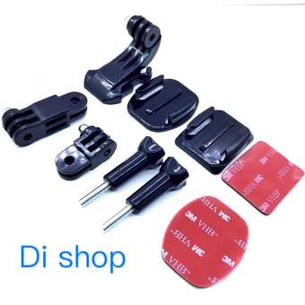 Di shop อ๋อหมวกขึ้นโค้งหน้าปรับยึดสำหรับ GoPro Hero 2 3version-ระหว่างประเทศ