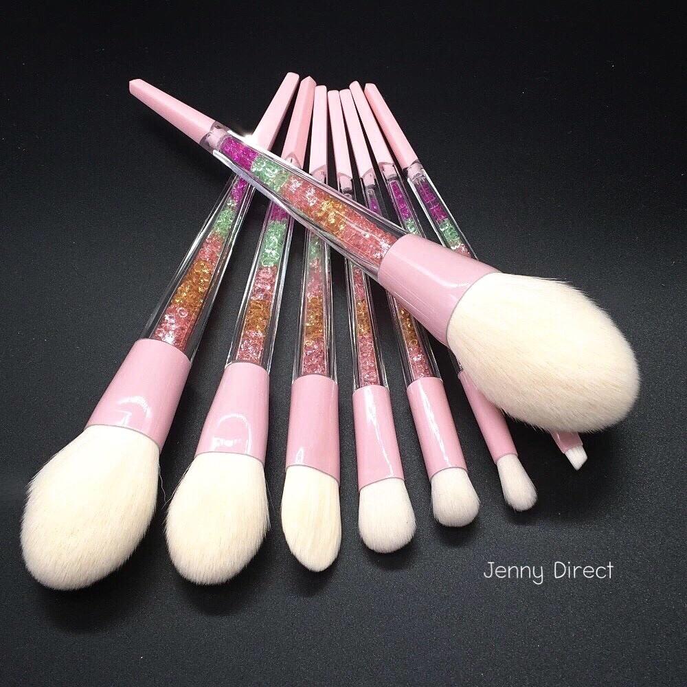 ส่งฟรี ! แปรงแต่งหน้า ด้ามจับคริสตัล 8 ชิ้น Luxury Crystal Brush Make up brush Diamond Brushes Unicorn brush แปรงยูนิคอร์น