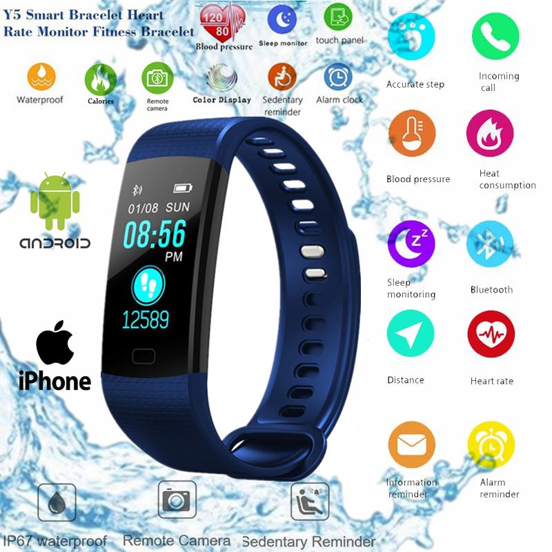 Y5 สมาร์ท Heart Rate สมาร์ทริสแบนด์วัดอัตราการเต้นหัวใจสายอัจฉริยะสำหรับติดตามเครื่องวัดความดันโลหิตนาฬิกาข้อมืออัจฉริยะกันน้ำกำไลข้อมืออัจฉริยะนาฬิกาตรวจจับการเดินอัจฉริยะผู้ชาย Y5 สมาร์ท Heart Rate สมาร์ทริสแบนด์วัดอัตราการเต้นหัวใจสายอัจฉริยะสำหรับติดตามเครื่องวัดความดันโลหิตนาฬิกาข้อมืออัจฉริยะกันน้ำกำไลข้อมืออัจฉริยะนาฬิกาตรวจจับการเดินอัจฉริยะผู้ชาย