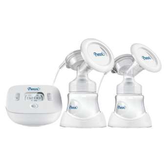 Pureen เครื่องปั๊มนมไฟฟ้าแบบเต้าคู่ แถมฟรี Pureen Baby Wipe สูตร Sensitive 3 ห่อ