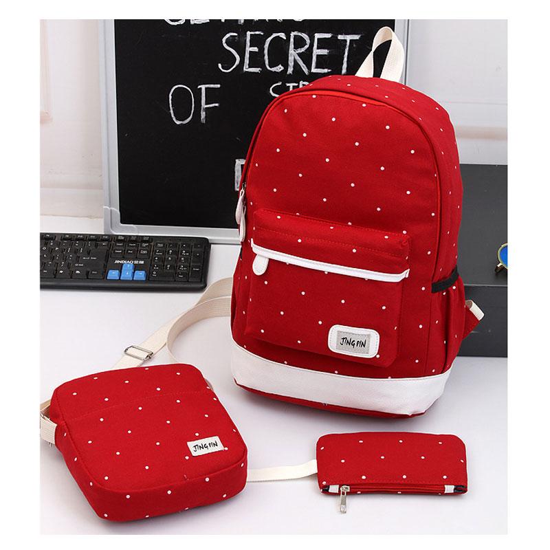 กระเป๋าเป้สะพายหลัง กระเป๋าสะพายหลังผู้หญิง backpack women ซื้อ 1 แถม 2