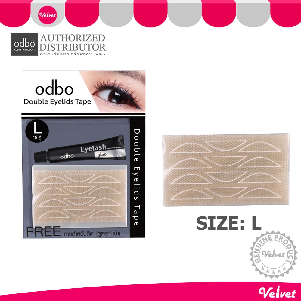 odbo สติ๊กเกอร์ติดตา 2 ชั้น ชนิดใส กลมกลืน แนบสนิท เป็นธรรมชาติ Double eye lid tape OD848 (velvetcosme)