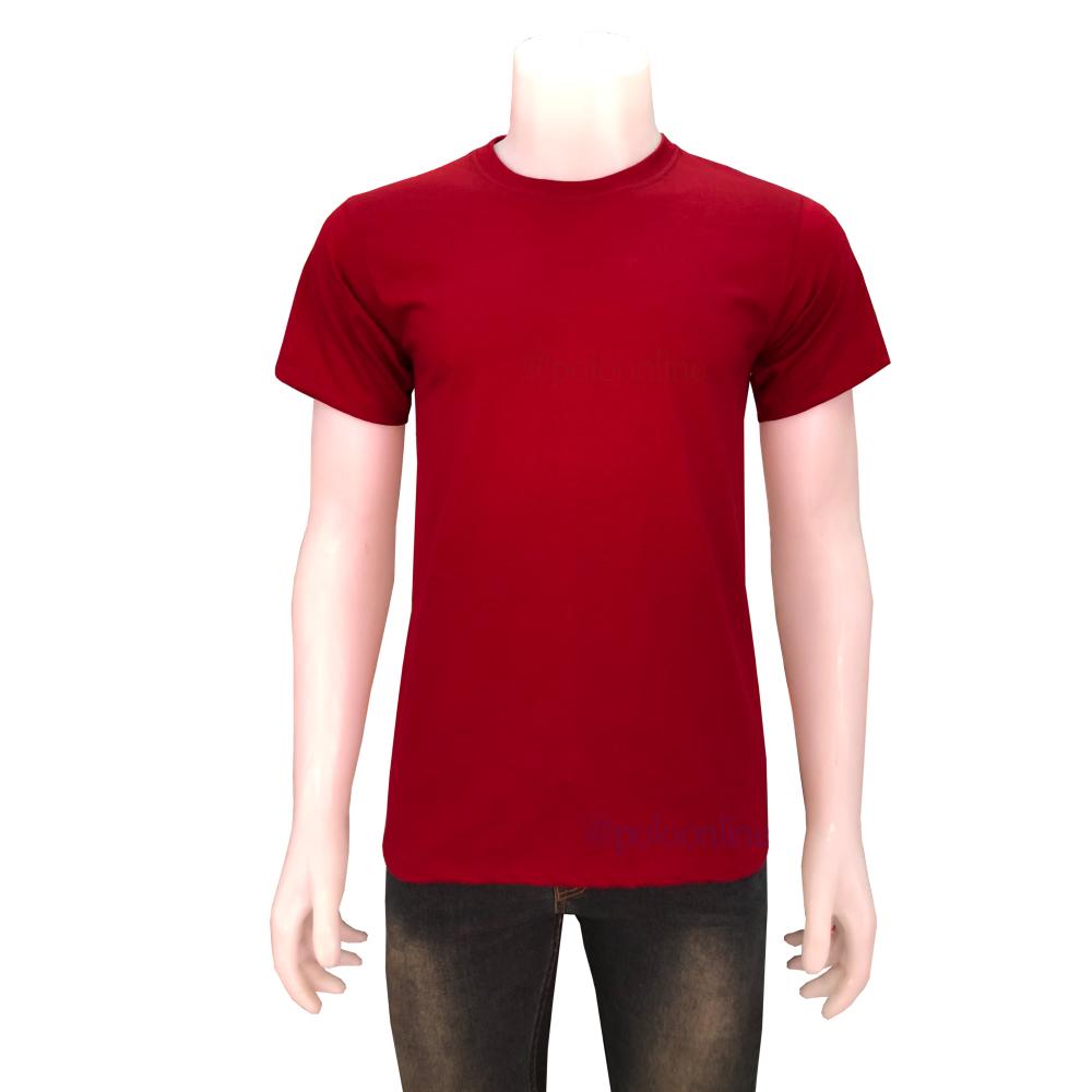 เสื้อยึดสีพื้น แบบคอลม มีหลากหลายสี