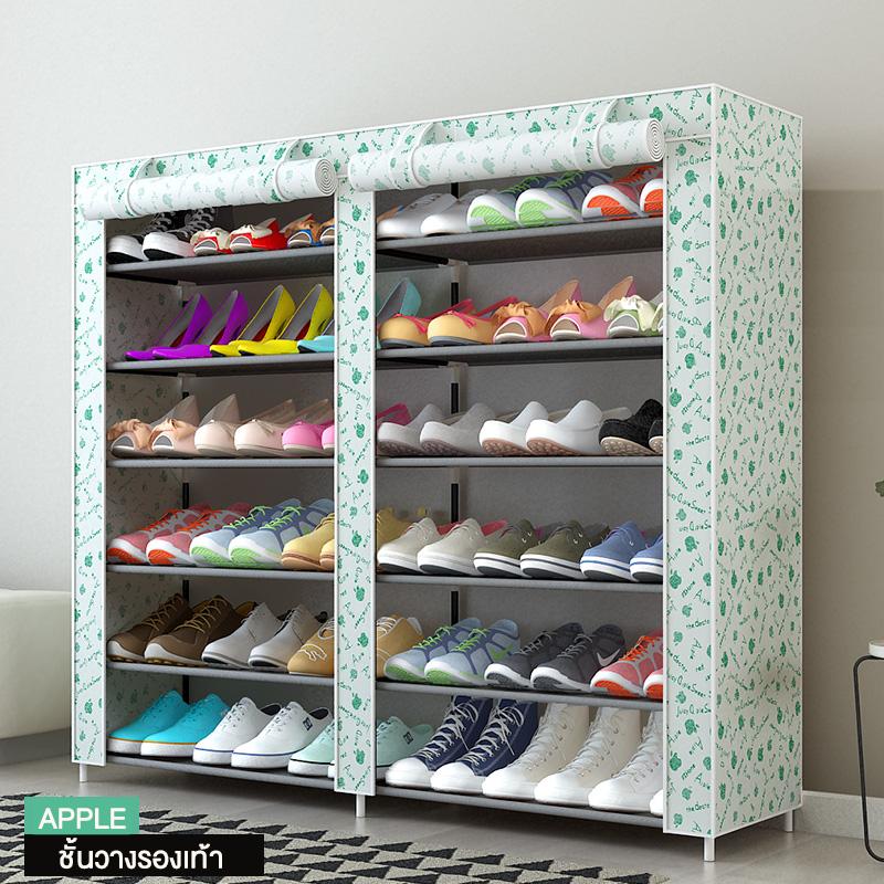 KUMALL ชั้นวางรองเท้า ตู้เก็บรองเท้า ตู้ใส่รองเท้า 6 ชั้น Shoes Rack จำนวน 42 คู่ ส่งจากกรุงเทพ KUMALL ชั้นวางรองเท้า ตู้เก็บรองเท้า ตู้ใส่รองเท้า 6 ชั้น Shoes Rack จำนวน 42 คู่ ส่งจากกรุงเทพ