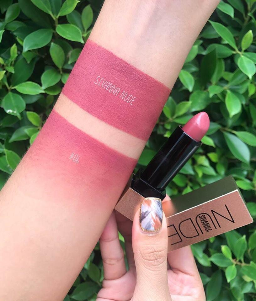 Sivanna Colors Luxury Nude Matte Lipstick HF582 ลิปเนื้อแมทสีนู้ด สีสวย เนื้อดี ❌❌แท่งละ 90 บาท❌❌