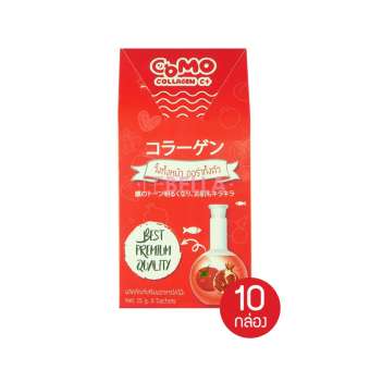 COMO โคโม๊ะ คอลลาเจน ซีพลัส จำนวน 10 กล่อง COMO โคโม๊ะ คอลลาเจน ซีพลัส จำนวน 10 กล่อง