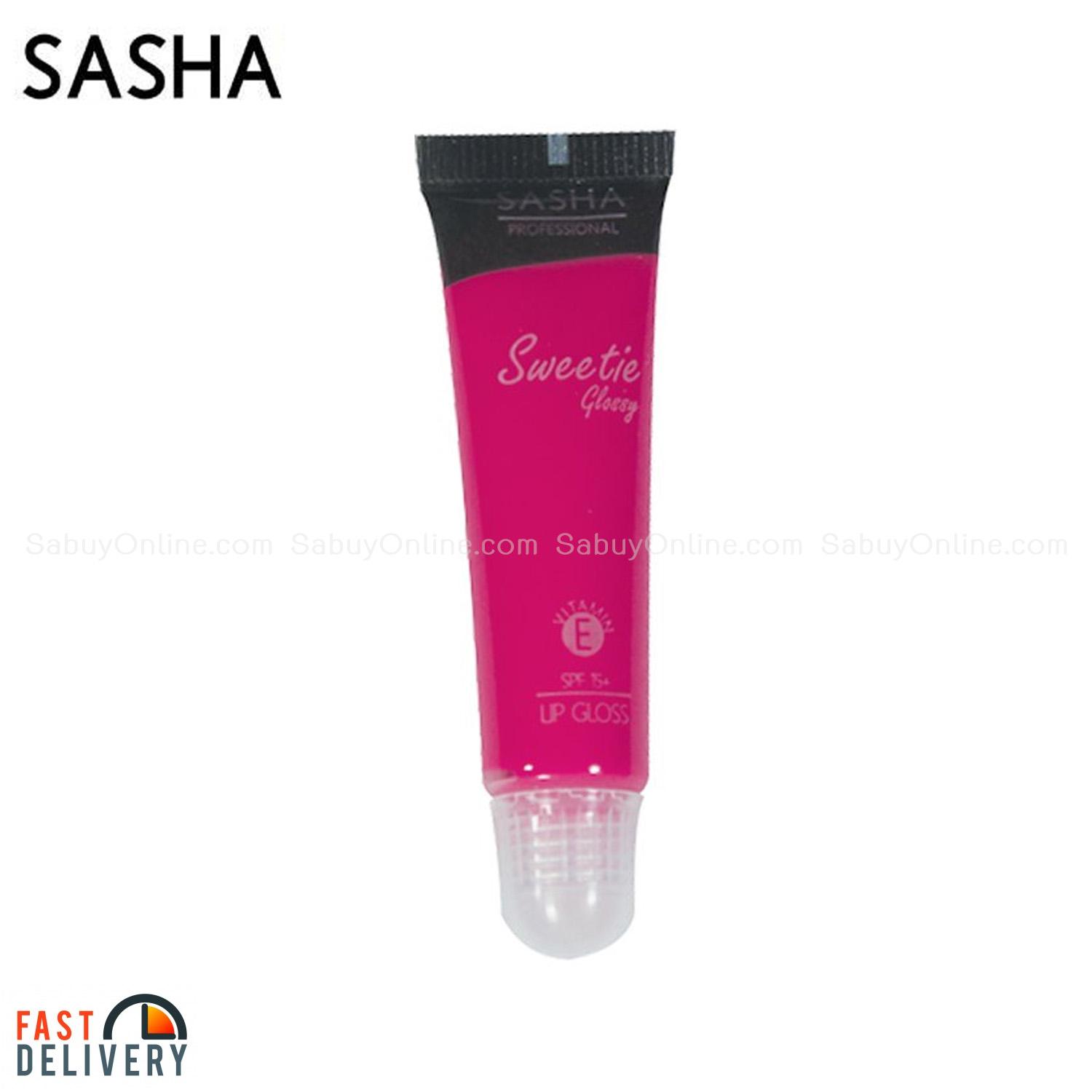 Sasha Sweety Glossy #2 ส้มแดง Sasha Sweety Glossy #2 ส้มแดง
