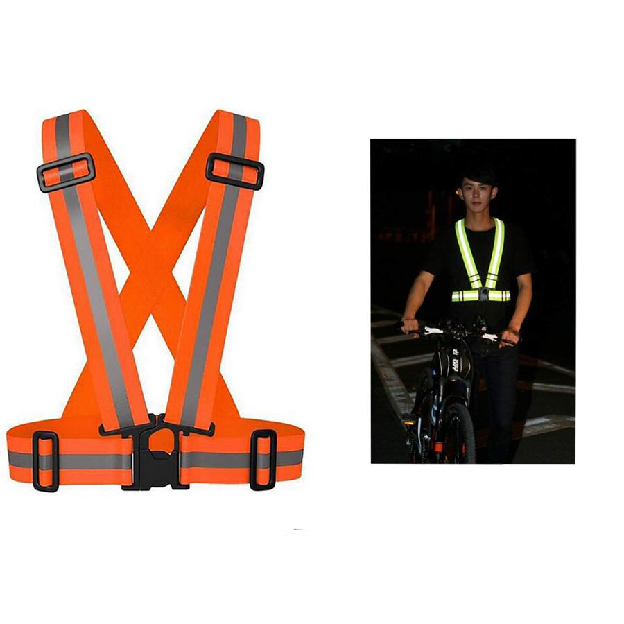 Hoopchina Bike Safe Reflective Safety Vest For Construction Traffic Warehouse Visibility Security Jacket Reflective Strips Wear Uniforms(15*11*8CM) Hoopchina Bike Safe Reflective Safety Vest For Construction Traffic Warehouse Visibility Security Jacket Reflective Strips Wear Uniforms(15*11*8CM)