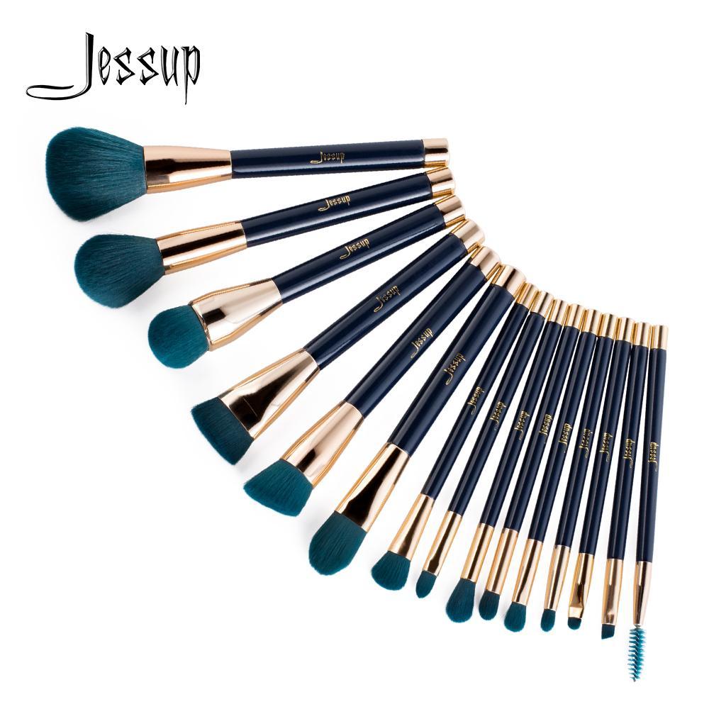 Zzooi Jessup แปรง/15 ชิ้นแปรงแต่งหน้าชุดแป้งรองพื้นอายแชโดว์อายไลเนอร์ลิป Contour เครื่องมือ T113/114 (สีฟ้า) Zzooi Jessup แปรง/15 ชิ้นแปรงแต่งหน้าชุดแป้งรองพื้นอายแชโดว์อายไลเนอร์ลิป Contour เครื่องมือ T113/114 (สีฟ้า)