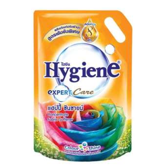 Hygiene น้ำยาปรับผ้านุ่มเข้นข้น กลิ่นแฮปปี้ซันไชน์ 1,400 มล. Hygiene น้ำยาปรับผ้านุ่มเข้นข้น กลิ่นแฮปปี้ซันไชน์ 1,400 มล.