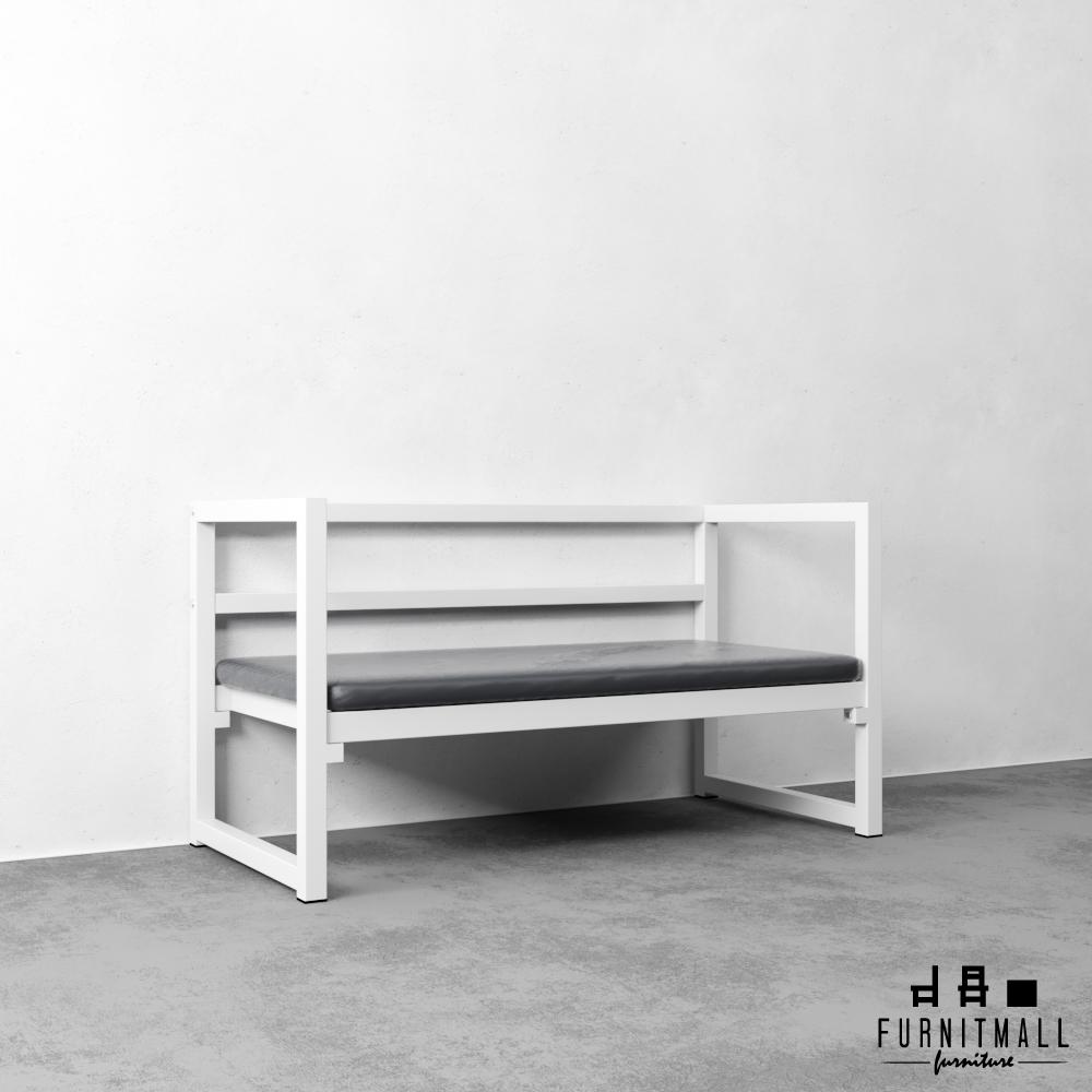 FURNITMALL โซฟา โซฟาเหล็ก Steel Sofa (สีขาว) FURNITMALL โซฟา โซฟาเหล็ก Steel Sofa (สีขาว)