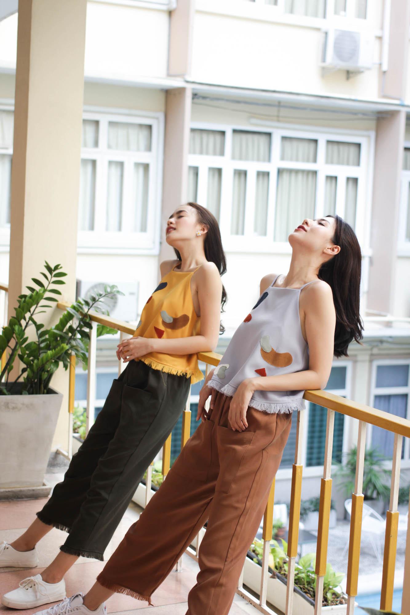 Called p. Beachy Top (Mustard) เสื้อสายเดี่ยว Called p. Beachy Top (Mustard) เสื้อสายเดี่ยว