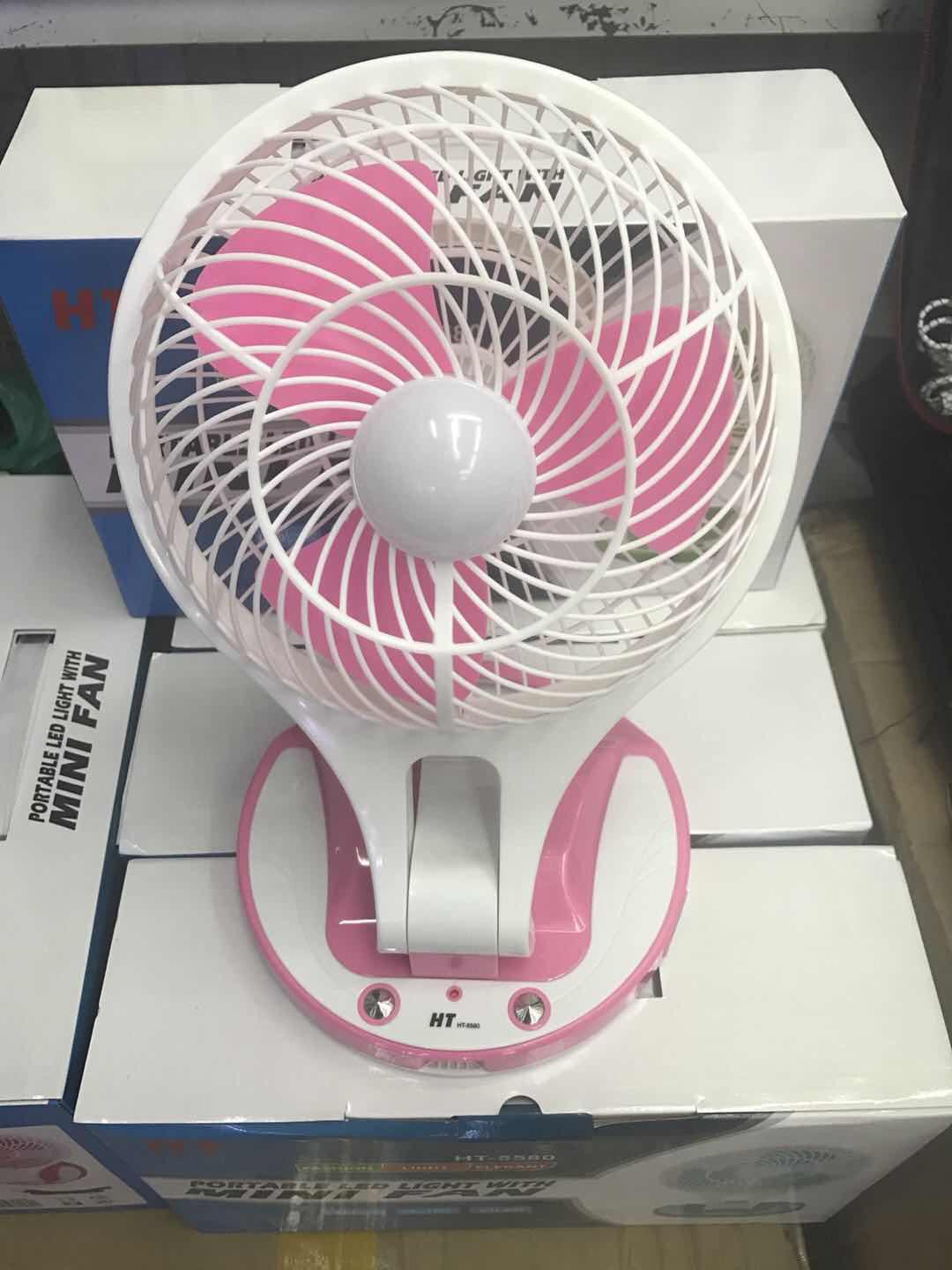 HT-5580 พัดลม 6 นิ้ว ปรับแรงลมได้ ชาร์จไฟ มีโคมไฟ LED 21 ดวง ส่องสว่าง Portable Rechargeable LED Light with Mini Fan HT-5580 พัดลม 6 นิ้ว ปรับแรงลมได้ ชาร์จไฟ มีโคมไฟ LED 21 ดวง ส่องสว่าง Portable Rechargeable LED Light with Mini Fan