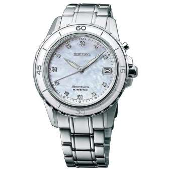 SEIKO Sportura Kinetic Diamond นาฬิกาข้อมือผู้หญิง สายสแตนเลส รุ่น SKA881P1 SEIKO Sportura Kinetic Diamond นาฬิกาข้อมือผู้หญิง สายสแตนเลส รุ่น SKA881P1