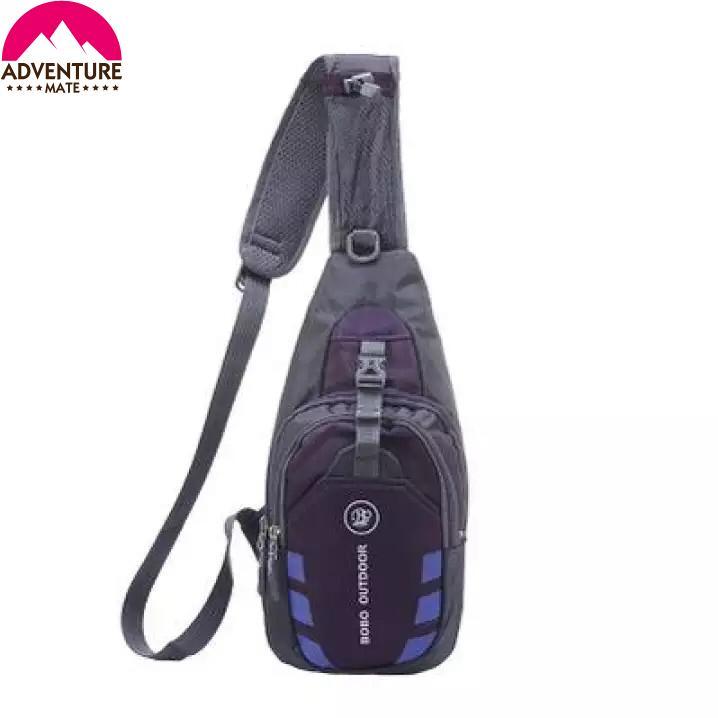 กระเป๋าสะพายข้าง Nylon กันน้ำได้ chest bag waterproof nylon neutral Messenger bag casual travel fashion anti-theft chest bag 2018