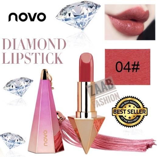 novo DIAMOND LIPSTICK ของแท้ 100%(Zaab Fashion) โนโวลิปเพชร ลิปฝาครอบแบบแม่เหล็ก สวยหรู ดูแพง เนื้อแมท เนียนละเอียด ติดทน ไม่แห้งเป็นคราบ คุ้มค่าเกินราคา novo แบรนด์ที่ไม่เคยทำให้ผิดหวัง novo DIAMOND LIPSTICK ของแท้ 100%(Zaab Fashion) โนโวลิปเพชร ลิปฝาครอบแบบแม่เหล็ก สวยหรู ดูแพง เนื้อแมท เนียนละเอียด ติดทน ไม่แห้งเป็นคราบ คุ้มค่าเกินราคา novo แบรนด์ที่ไม่เคยทำให้ผิดหวัง
