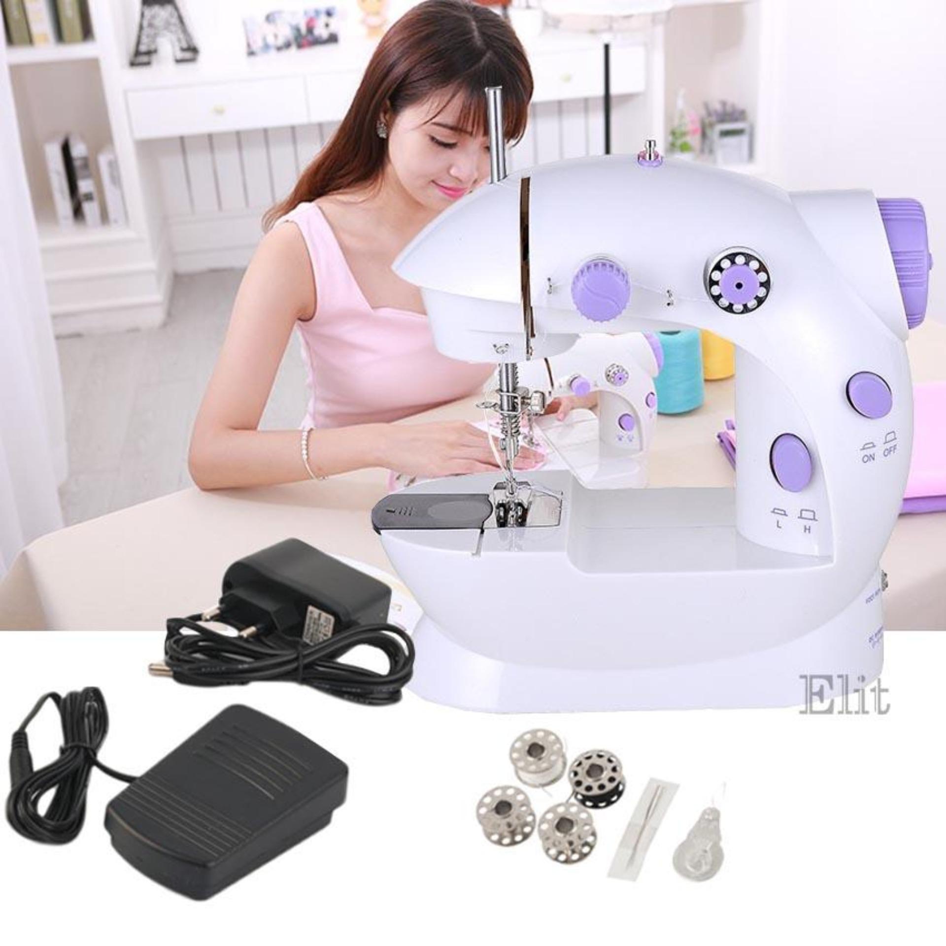 Mini Sewing Machine จักรเย็บผ้า จักรเย็บผ้าไฟฟ้า จักรเย็บผ้าขนาดเล็ก