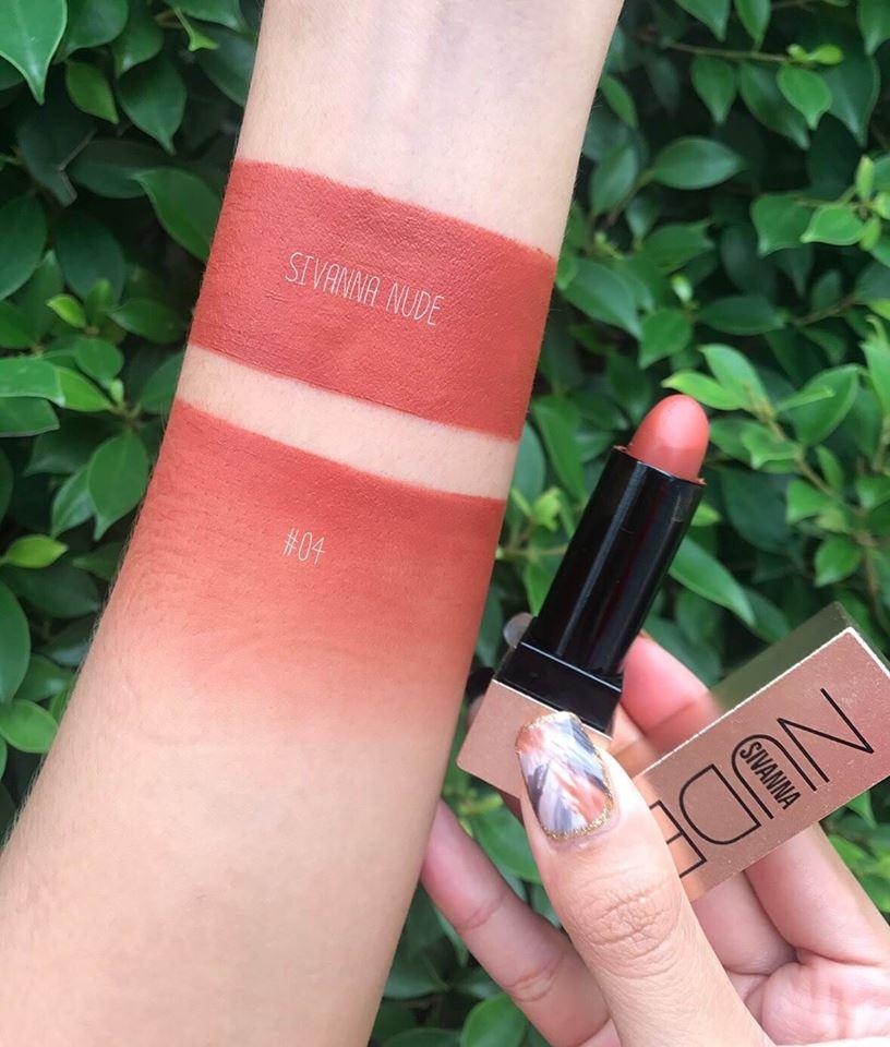 Sivanna Colors Luxury Nude Matte Lipstick HF582 ลิปเนื้อแมทสีนู้ด สีสวย เนื้อดี ❌❌แท่งละ 90 บาท❌❌ Sivanna Colors Luxury Nude Matte Lipstick HF582 ลิปเนื้อแมทสีนู้ด สีสวย เนื้อดี ❌❌แท่งละ 90 บาท❌❌