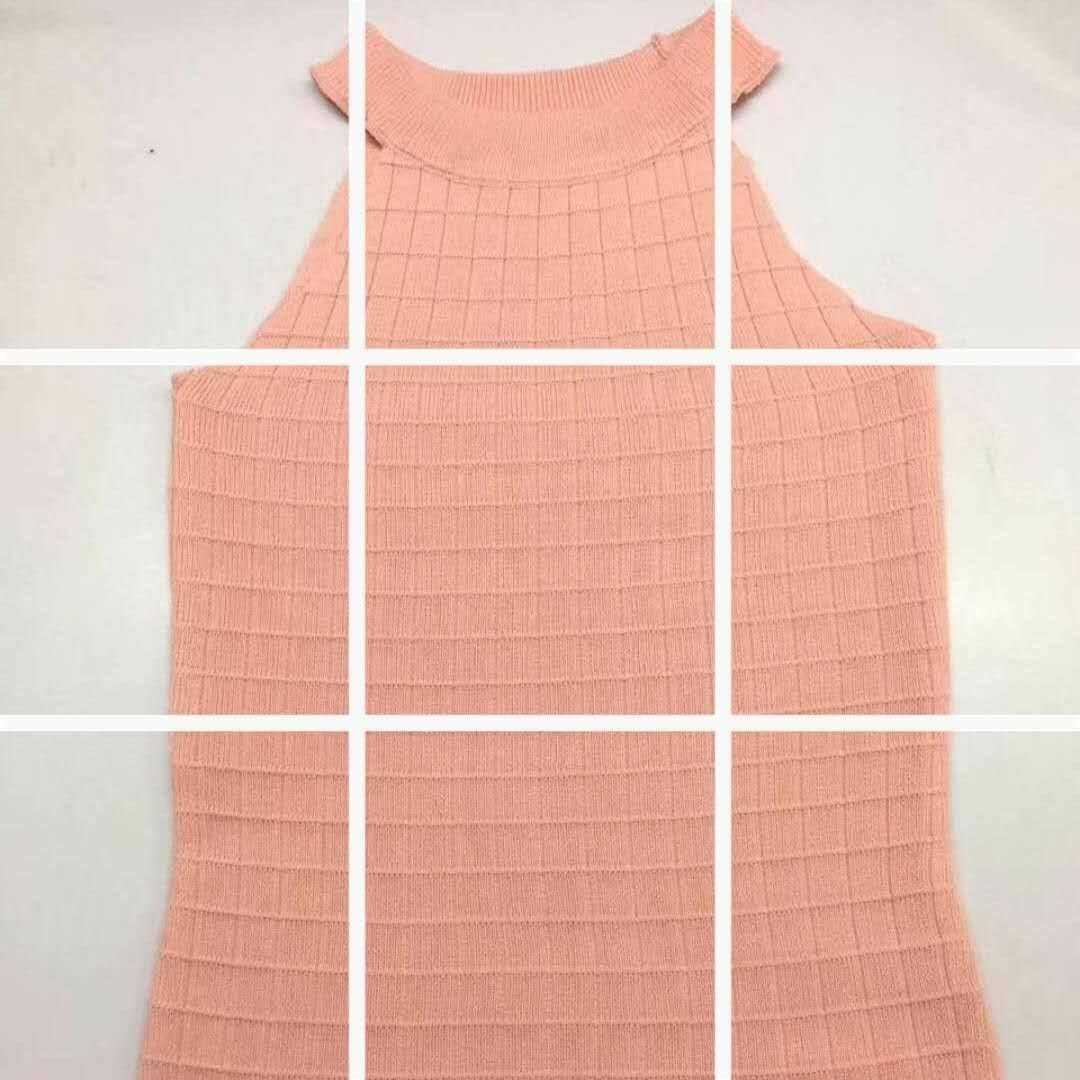 เสื้อไหมพรมแขนกุด ขอเต่า 7สี