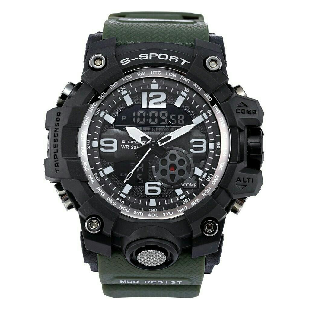S SPORT นาฬิกาข้อมือผู้ชาย สไตล์สปอร์ตกันน้ำได้ดีรุ่น GP9242 ของแท้ พร้อมกล่อง S SPORT นาฬิกาข้อมือผู้ชาย สไตล์สปอร์ตกันน้ำได้ดีรุ่น GP9242 ของแท้ พร้อมกล่อง