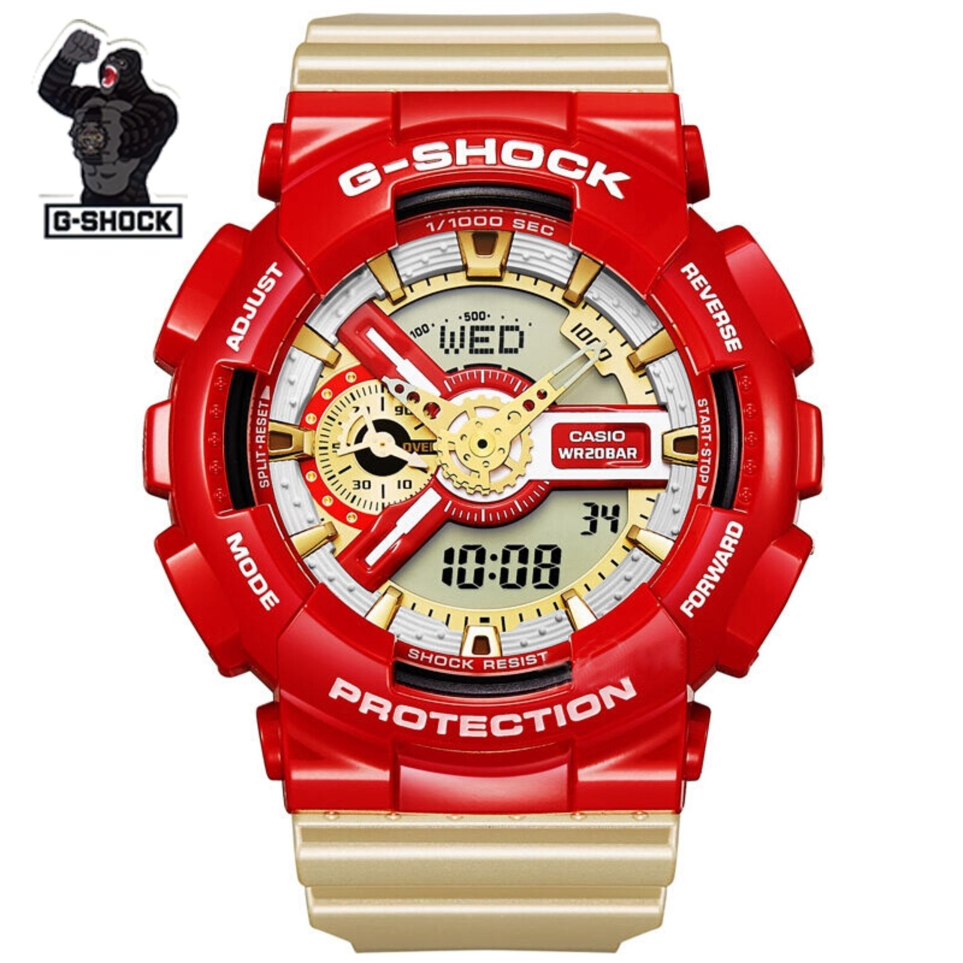Casio G-Shock นาฬิกาข้อมือผู้ชาย รุ่น GA-100A-9A/GA-110AC-7A/GA-110CS-4A/GA-400CS-7A/GA-110TR-7Adr