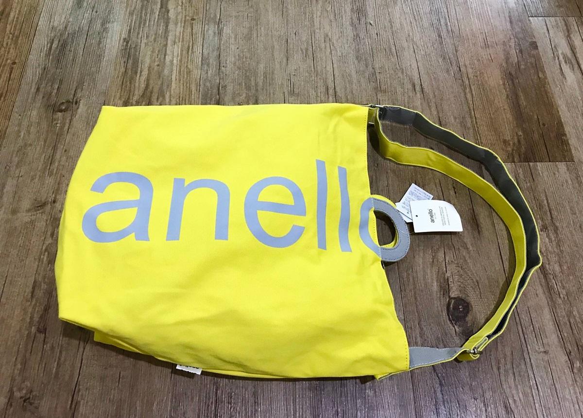 Anello รุ่น Cotton Canvas 2-WAY Tote Bag ของแท้ 100%