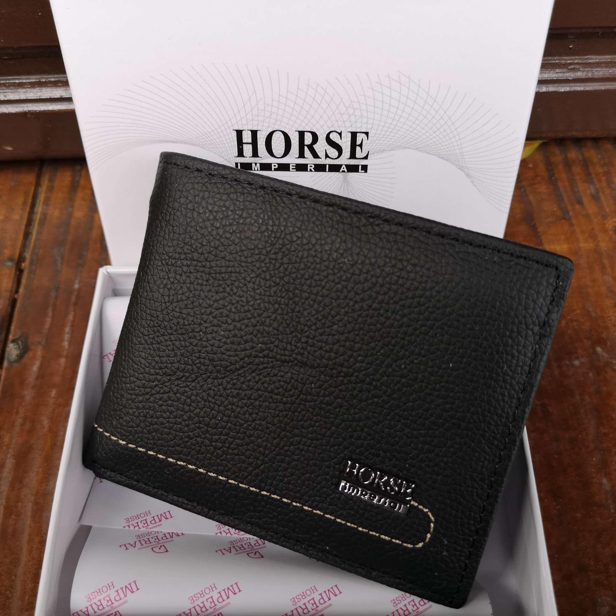 horse แบรนด์แท้ 100% พร้อมกล่องแบรนด์ หนังนิ่มมาก งานดีคุ้มราคา
