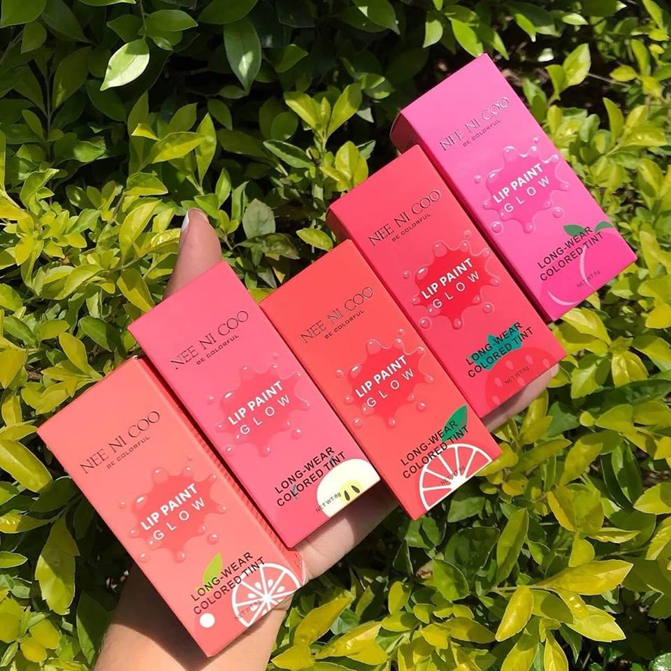 NEE NI COO LIP PAINT GLOW ลิปเพ้นท์ กลอส เซต 2 สี NEE NI COO LIP PAINT GLOW ลิปเพ้นท์ กลอส เซต 2 สี