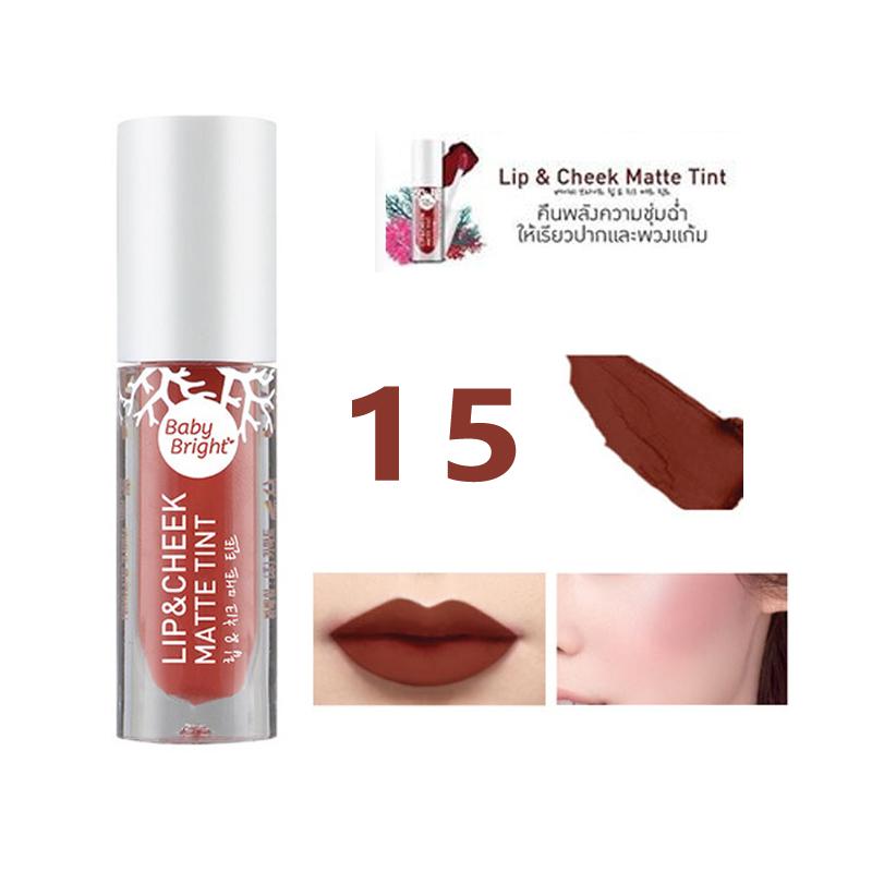 Baby Bright Lip & Cheek Matte Tint 2.4g ลิปทินท์ ทาแก้ม เนื้อแมท