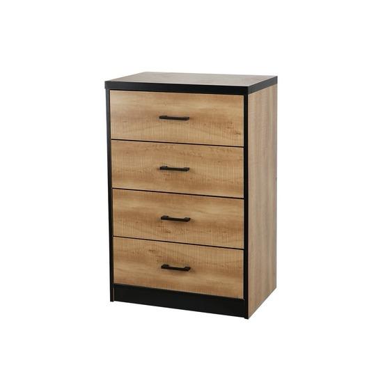 TSHL ตู้ลิ้นชัก 4 ลิ้นชัก HAZEL LOFT TEAK TSHL ตู้ลิ้นชัก 4 ลิ้นชัก HAZEL LOFT TEAK