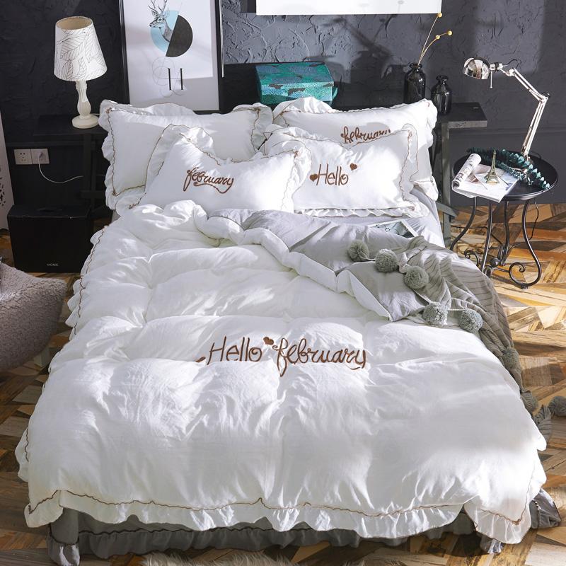 ชุดเครื่องนอน 4 ชิ้น สไตล์เกาหลี