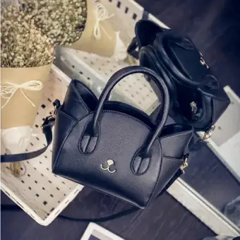 abillion Korea Korean fashion Woman's fashion handbag (Black)