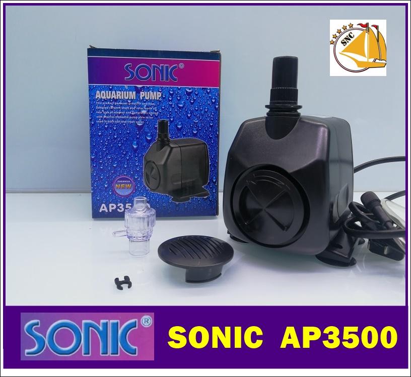ปั๊มน้ำกำลังสูง SONIC AP3500 กำลังไฟ 60W 2800L/H ปั๊มน้ำ ปั๊มบ่อ ปั๊มน้ำตก ปั๊มน้ำพุ AP-3500 ปั๊มน้ำกำลังสูง SONIC AP3500 กำลังไฟ 60W 2800L/H ปั๊มน้ำ ปั๊มบ่อ ปั๊มน้ำตก ปั๊มน้ำพุ AP-3500
