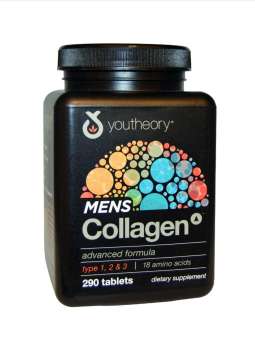 Mens Collagen สำหรับผู้ชายทุกวัยที่มีคอลลาเจนครบทั้ง Type 1, 2, 3 + 18 Amino Acids (Youtheory) 290 Tablets Mens Collagen สำหรับผู้ชายทุกวัยที่มีคอลลาเจนครบทั้ง Type 1, 2, 3 + 18 Amino Acids (Youtheory) 290 Tablets