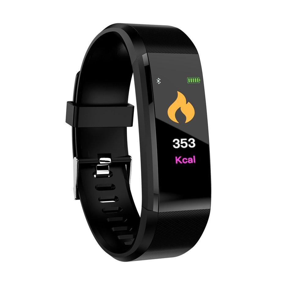 E-ERA กำไลข้อมืออัจฉริยะหน้าจอสีความดันเลือด Monitor Pedometer