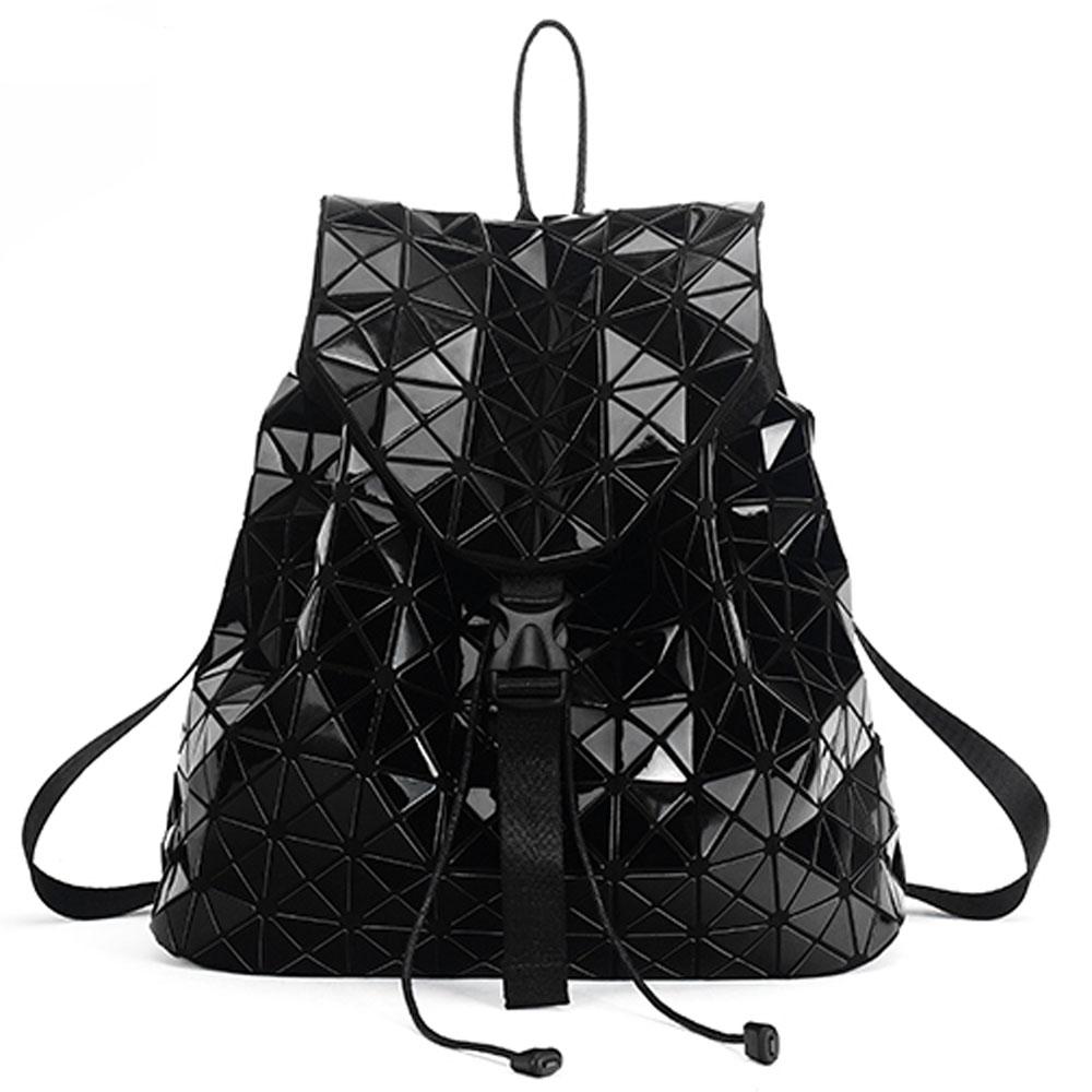 LULUGIFT Fashion Trend Geometry Backpack Shoulder Bag