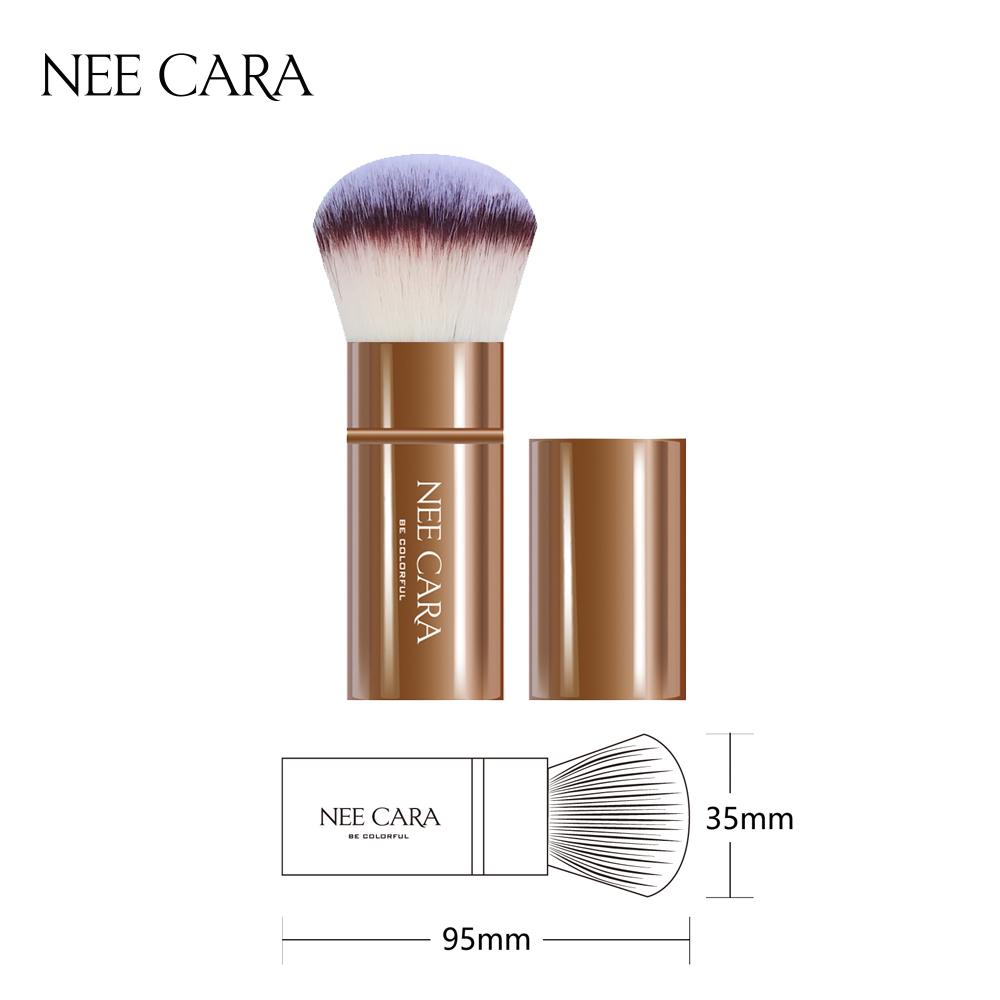 NEE CARA แปรงแต่งหน้า POWDER BRUSH สีเทา (N078) NEE CARA แปรงแต่งหน้า POWDER BRUSH สีเทา (N078)
